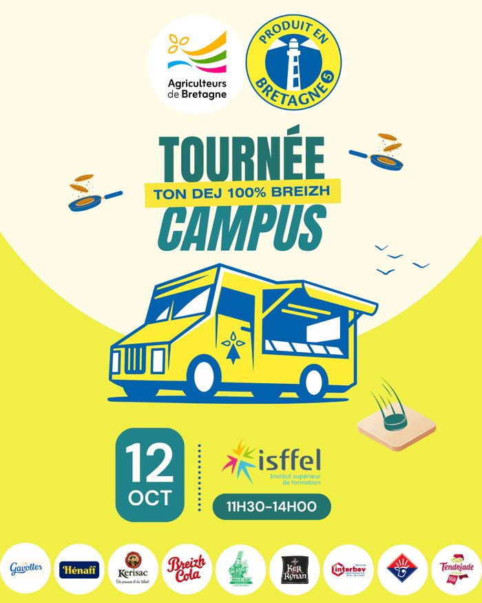 Tournée des campus 2026 : à la rencontre des étudiants bretons !