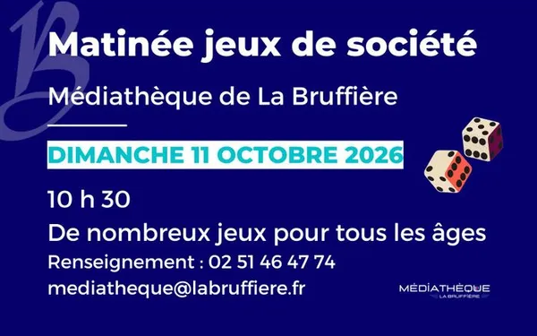 Matinée jeux de société