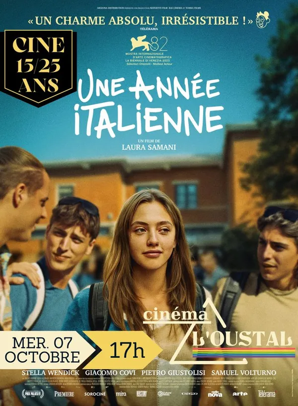 Une année italienne, com. dramatique, 1h42, de Laura Samani avec : Stella Wendick, Giacomo Covi, Pietro Giustolisi, Samuel Volturno, Magnus Krepper