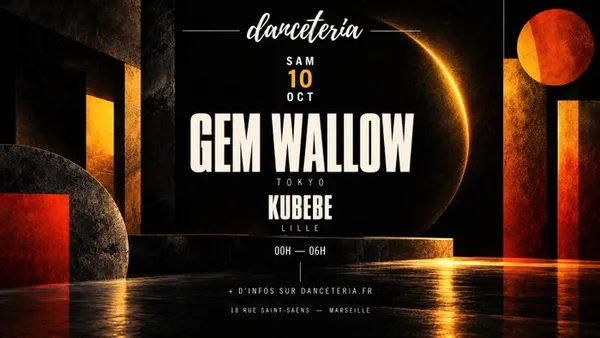 Gem Wallow (Tokyo) + Kubebe (Lille) @ Danceteria