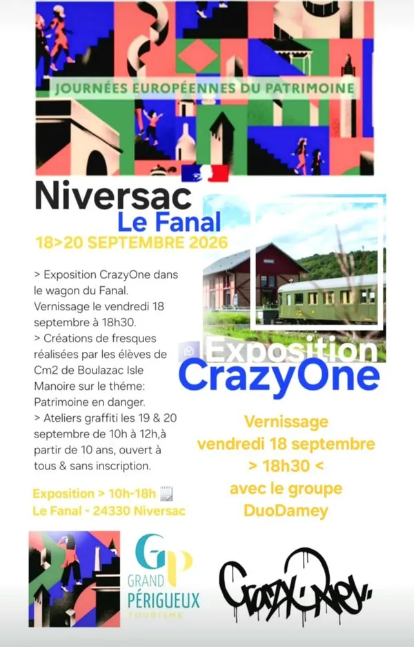 Exposition CrazyOne & ateliers graffiti