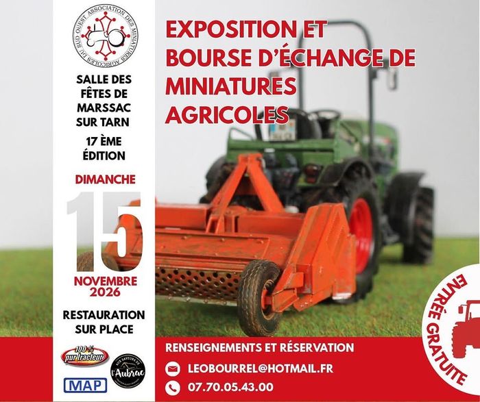 Exposition et bourse d'échange de miniatures agricoles