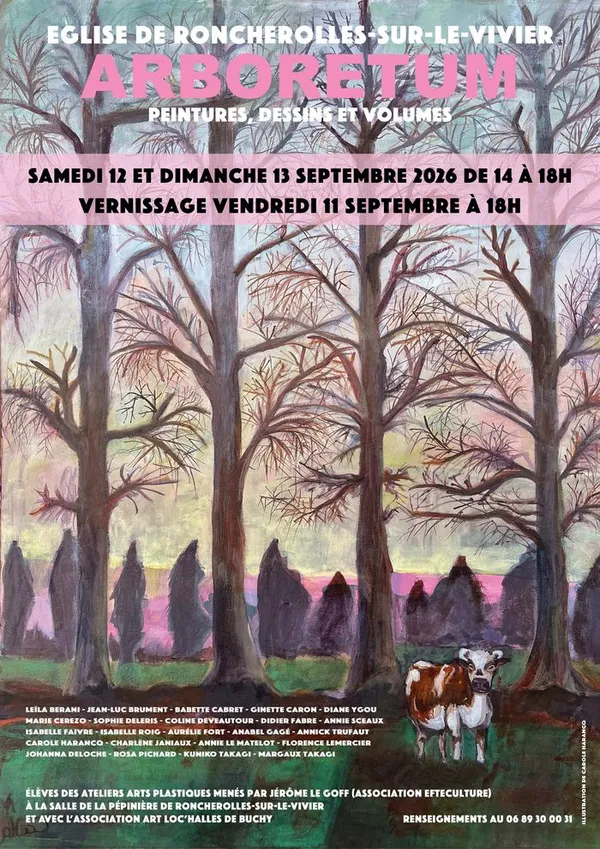 Exposition de peinture "Arboretum" à Roncherolles-sur-le-Vivier