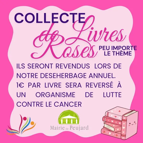 Collecte de Livres Roses