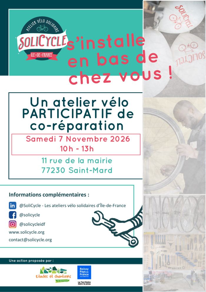 Atelier de co réparation de vélos