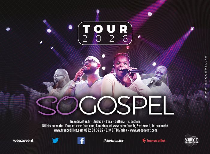 Concert So Gospel - Tournée 2026