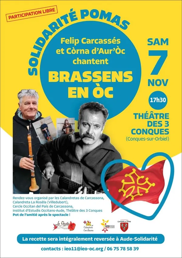 Brassens en Òc - Solidarité Pomas
