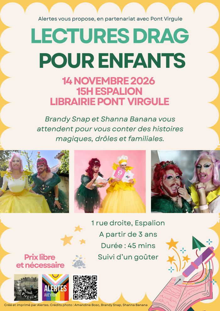 Lectures drag pour petits et grands