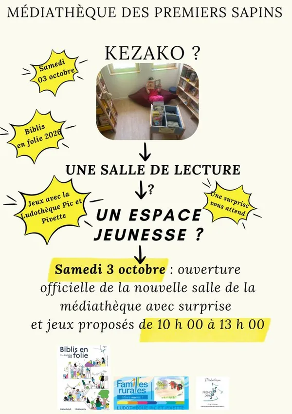 Jeux et surprise à la médiathèque