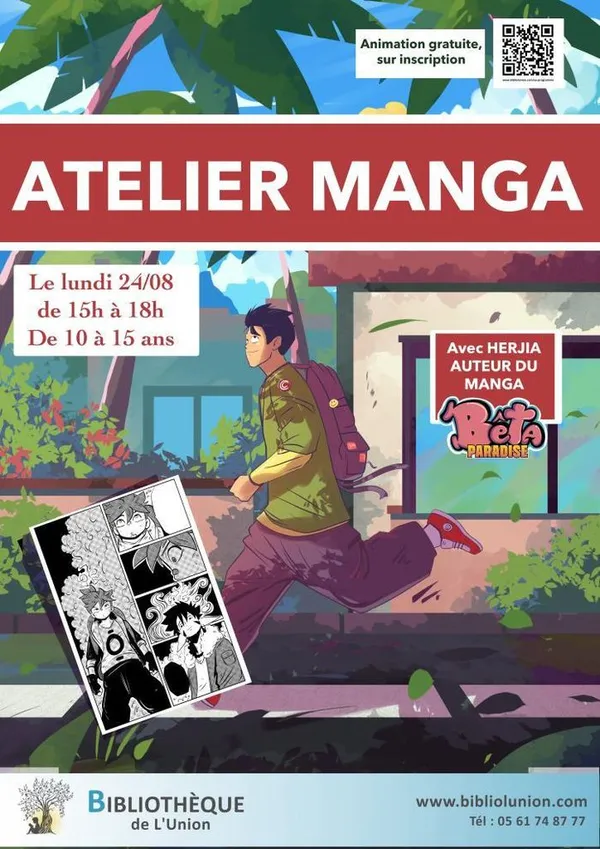 Atelier manga - Lundi 24 août