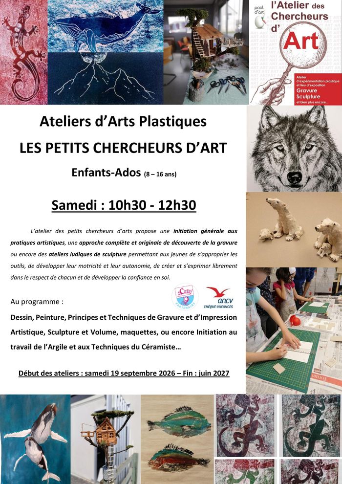 Cours d'Arts Plastiques pour Enfants et Ados