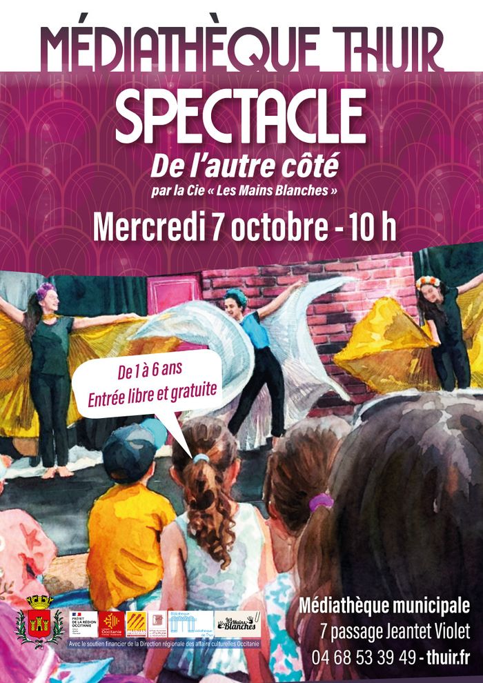 Spectacle « De l’autre côté », Cie Les Mains Blanches