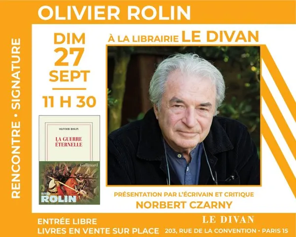 Olivier Rolin présente son nouveau livre « La Guerre éternelle »