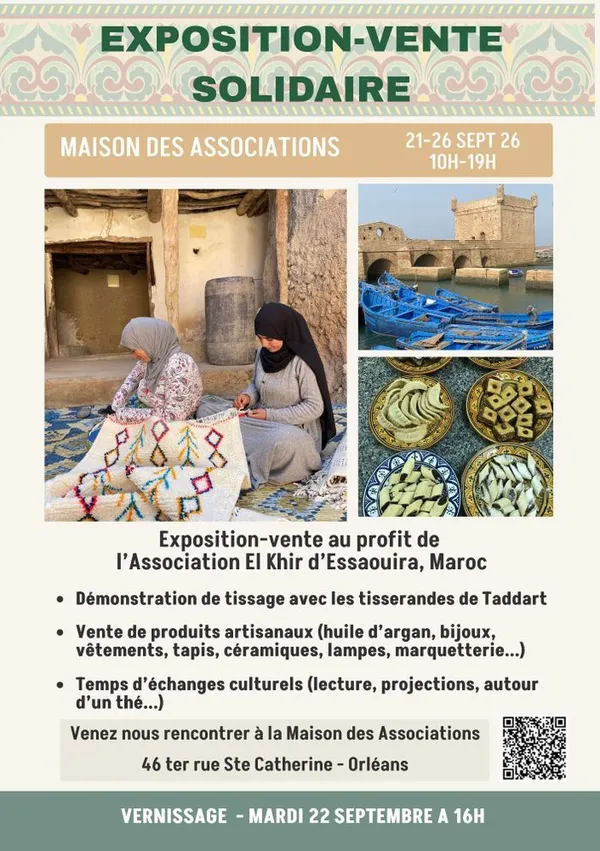 Exposition-vente solidaire Maroc