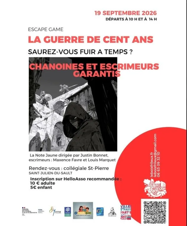 Escape Game « L'Échappée de Saint-Julien en 1358 »
