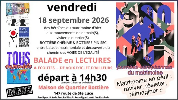 balade matrimoniale : des héroïnes du matrimoine d’hier aux mouvements de demain(S)