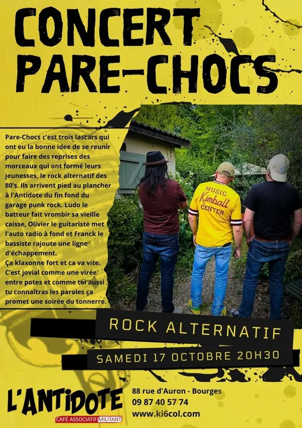 CONCERT - PARE-CHOCS ROCK ALTERNATIF