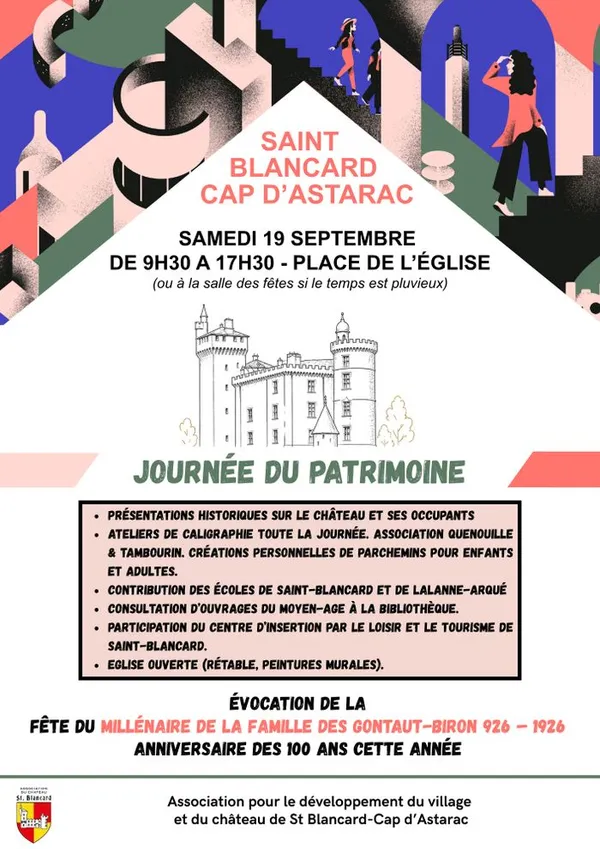 Expositions autour du château de Saint-Blancard-Cap d'Astarac