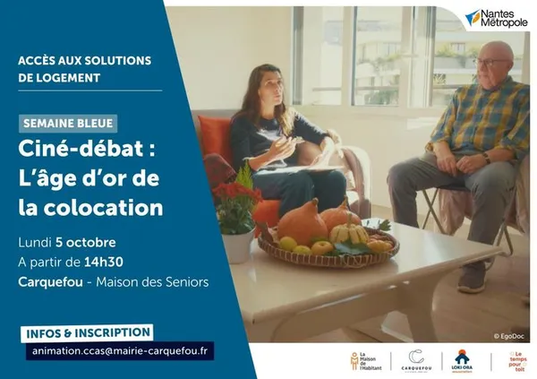 [Semaine bleue] Ciné-débat : “L’âge d’or de la colocation”