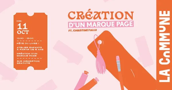 Atelier enfants ! Spécial Fête du livre