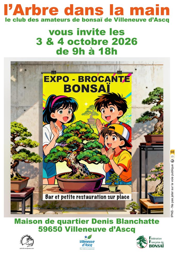 Exposition et brocante de bonsaïs