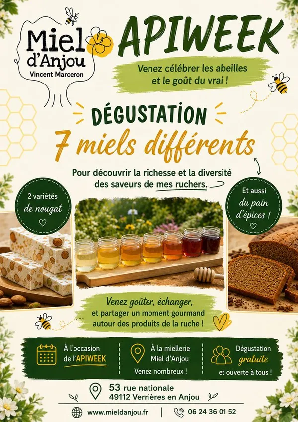 Découverte des miels et gourmandises