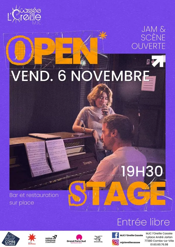 Open’Stage 06 Novembre 2026
