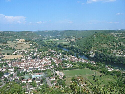 "Cajarc et le Lot : une ville construite avec la rivière"