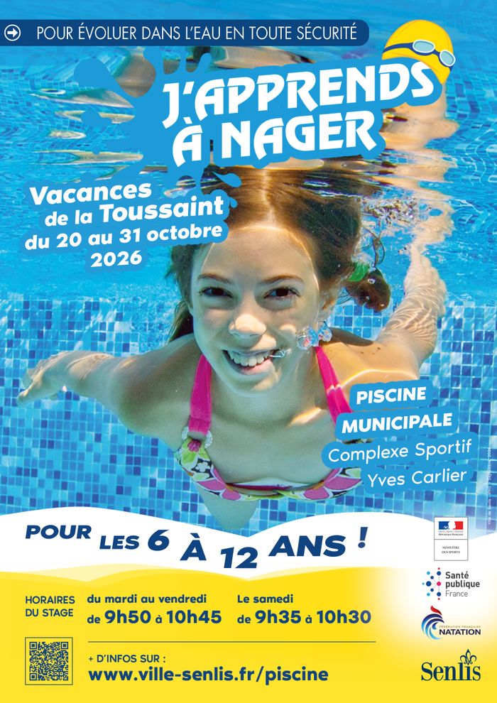 "J'apprends à nager" pour les 6-12 ans