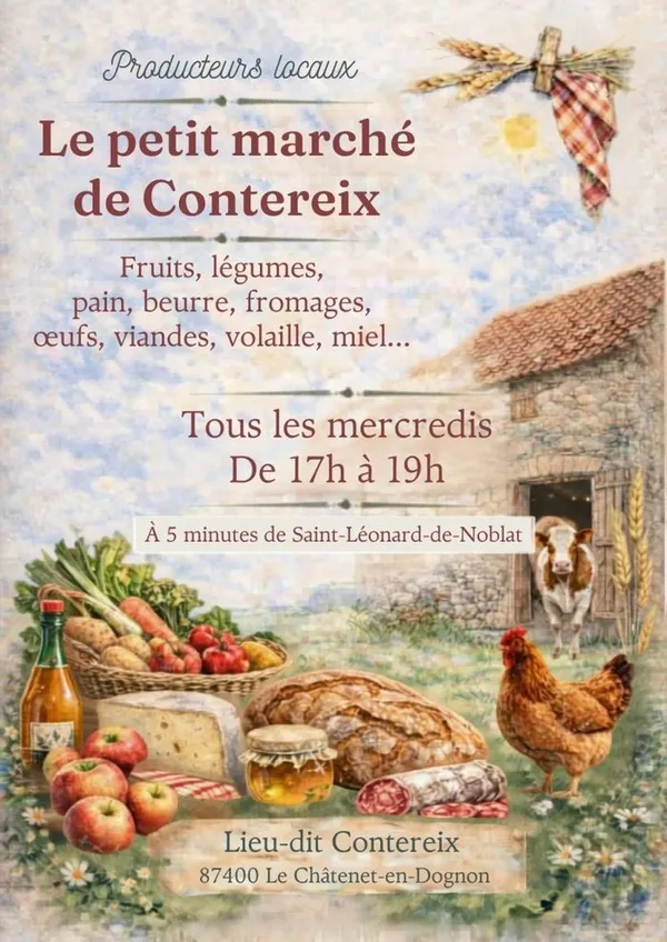 Madame Forró solo au petit marché de Contereix