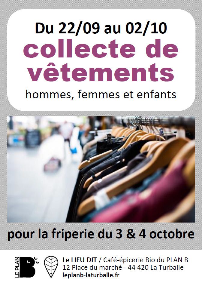 Collecte de vêtements
