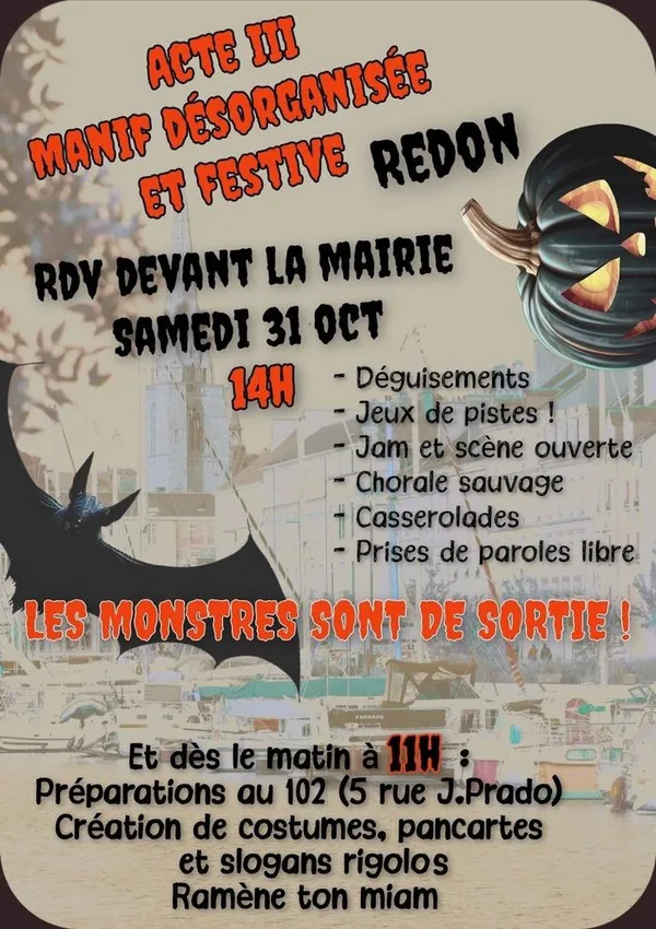 ACTE III - Manif désorganisées et festive
