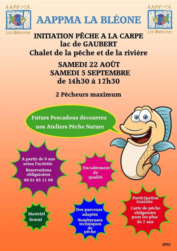 Initiation à la pêche à la carpe