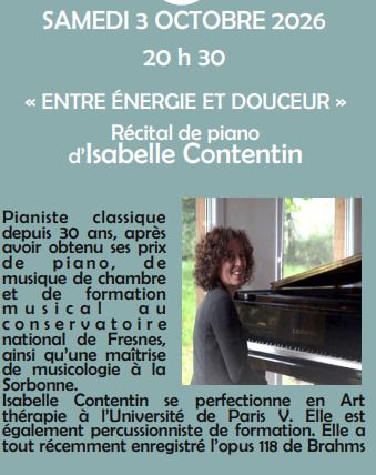Récital de piano d'Isabelle Contentin