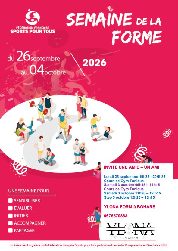 YLONA FORM, Invite une amie ou un ami
