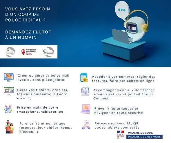 Permanence numérique à Saint Michel sur Rhône