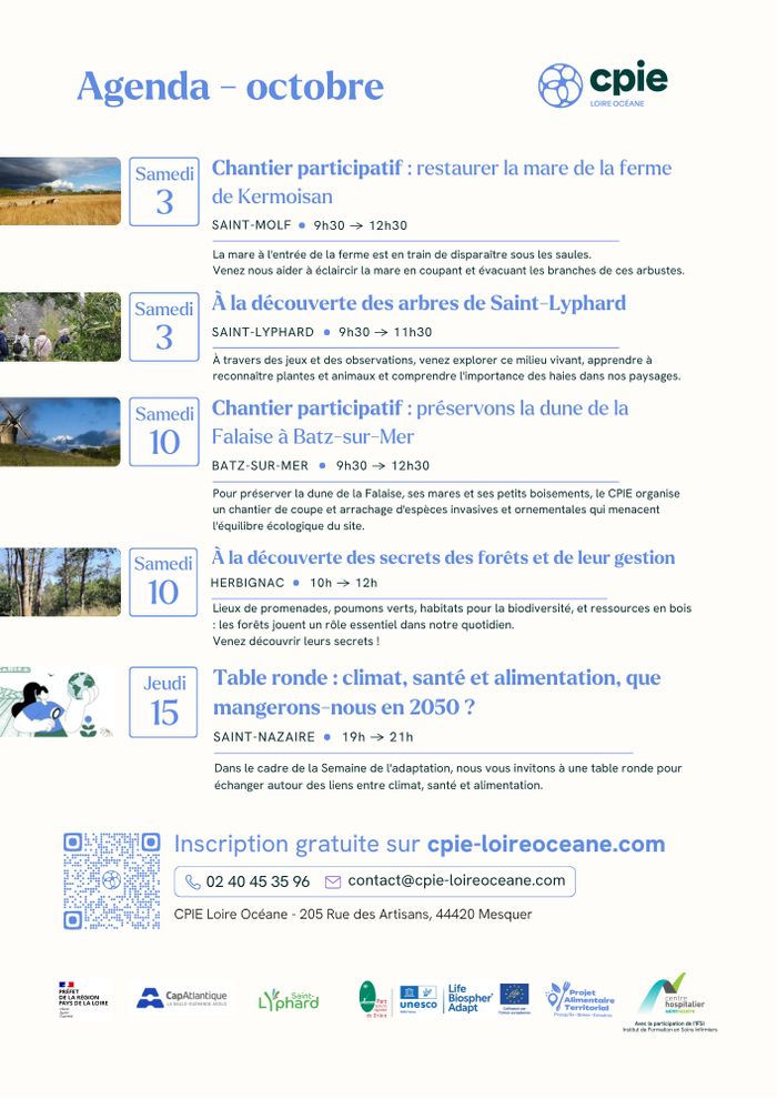 Chantier participatif : restaurer la mare de la ferme de kermoisan