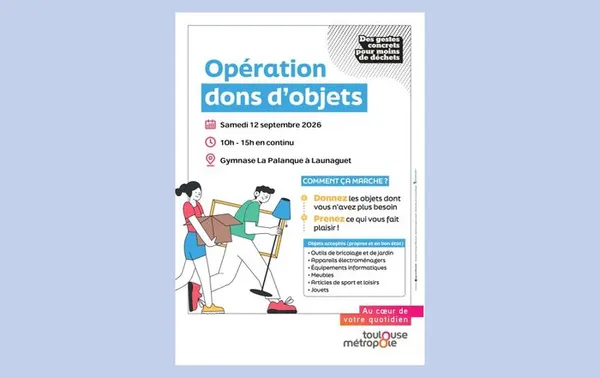 Opération dons d’objets
