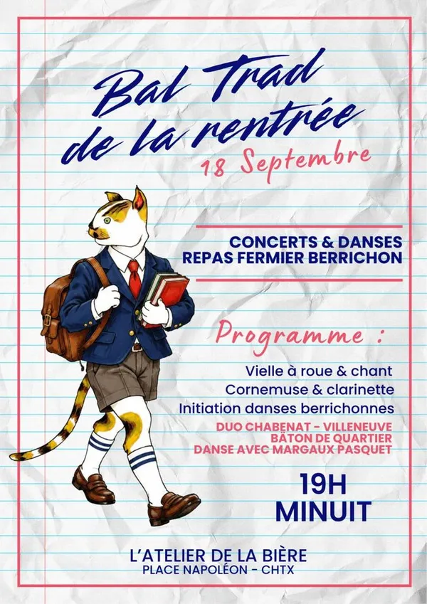 Bal de rentrée à L'Atelier