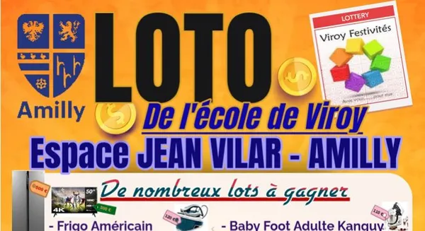 Loto de l'école de Viroy à l'Espace Jean Vilar