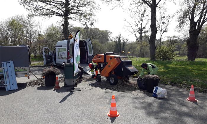 Opérations de broyage des végétaux