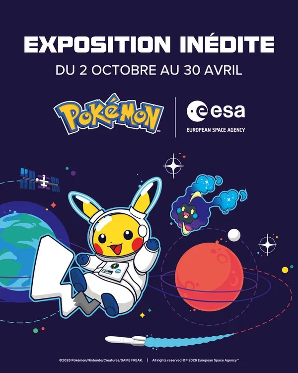 Exposition Inédite "Pokémon x ESA"