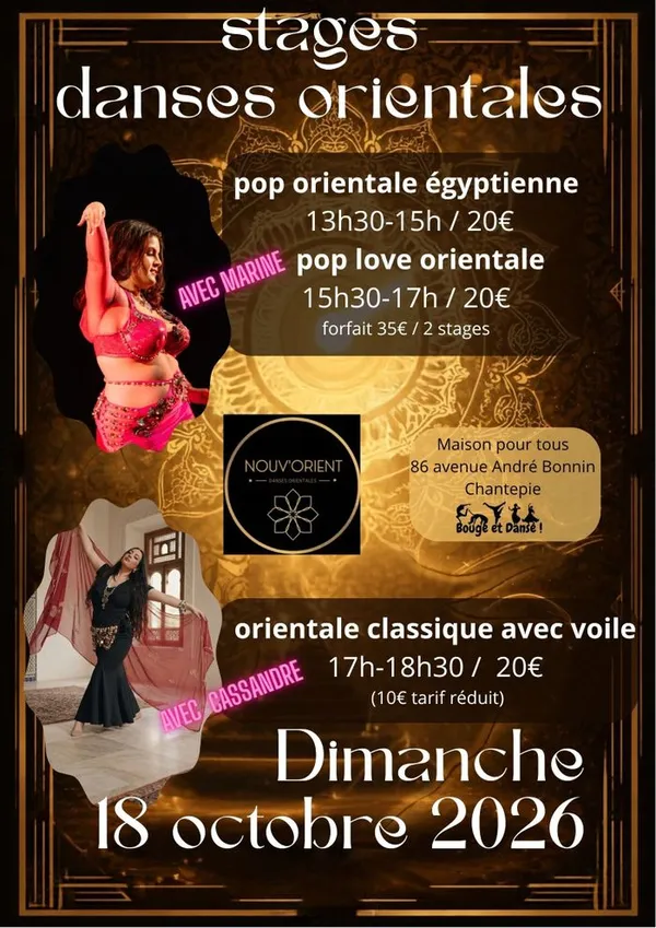 Stages danses orientales