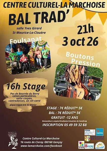 Bal Trad + stage de danse