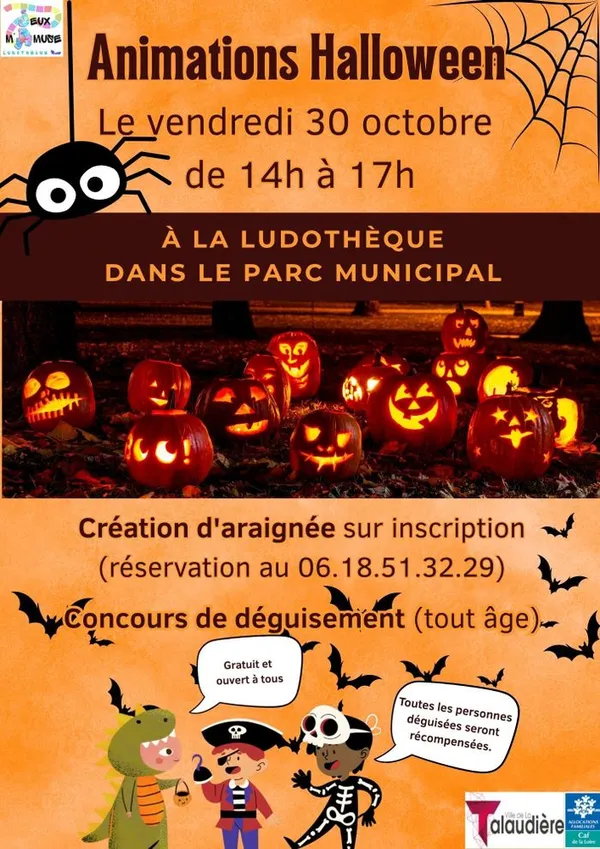 Animations d'Halloween à la Ludothèque