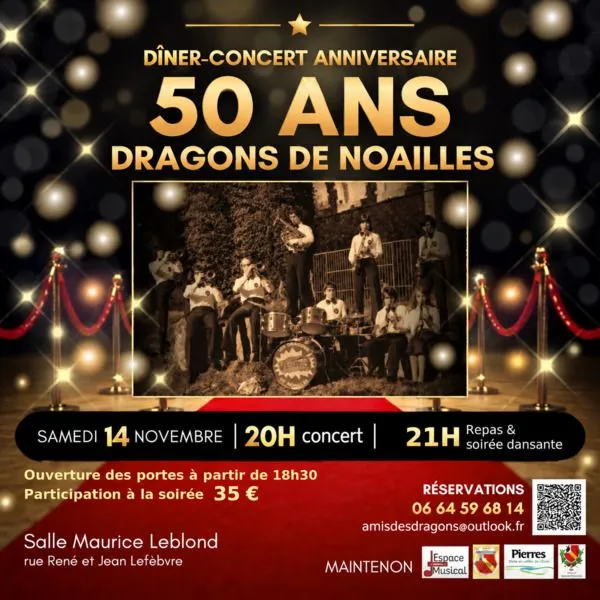 CONCERT ANNIVERSAIRE 50 ANS DES DRAGONS