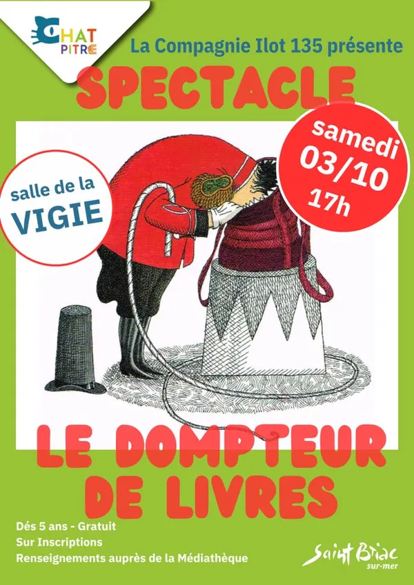Spectacle « Le dompteur de Livres »