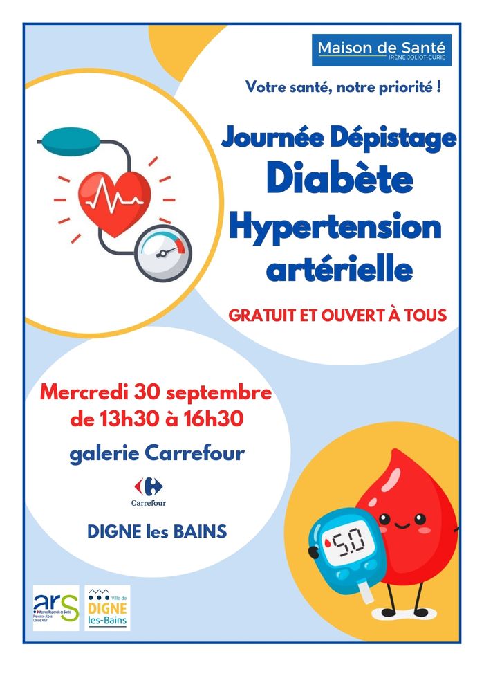 Dépistage diabète et hypertension