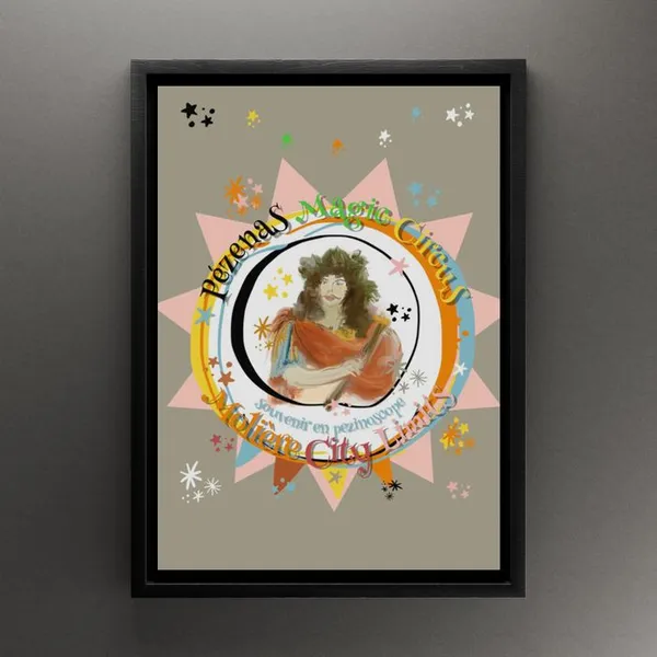 "PÉZENAS MAGIC CIRCUS" est une série graphique itinérante en hommage à la ville de Pézenas.