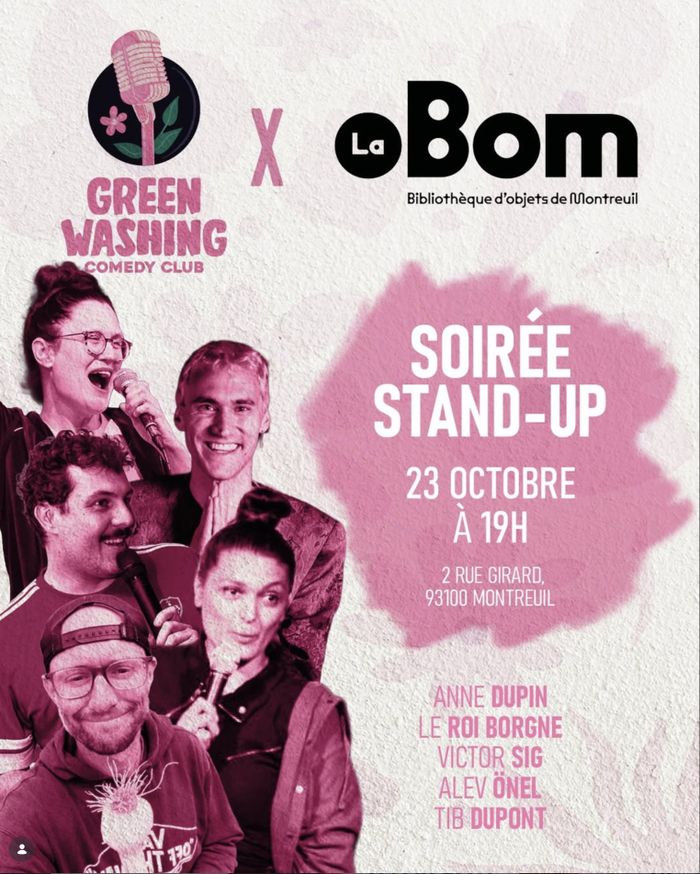 Stand up engagé à la bibliothèque d'objet de Montreuil
